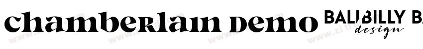 Chamberlain Demo字体转换